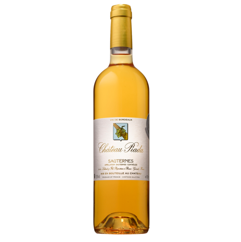 Chateau Piada est un Sauternes liquoreux cacher parfait pour le dessert
